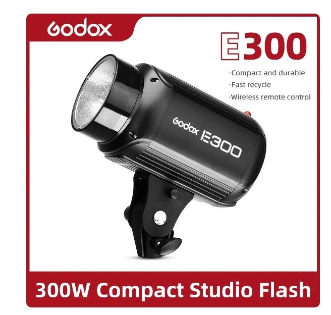 Godox  Ʃ Ʈκ ÷ Ʈ, E300, 300W